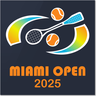 Miami Open Tennis 2025 Posters and Art